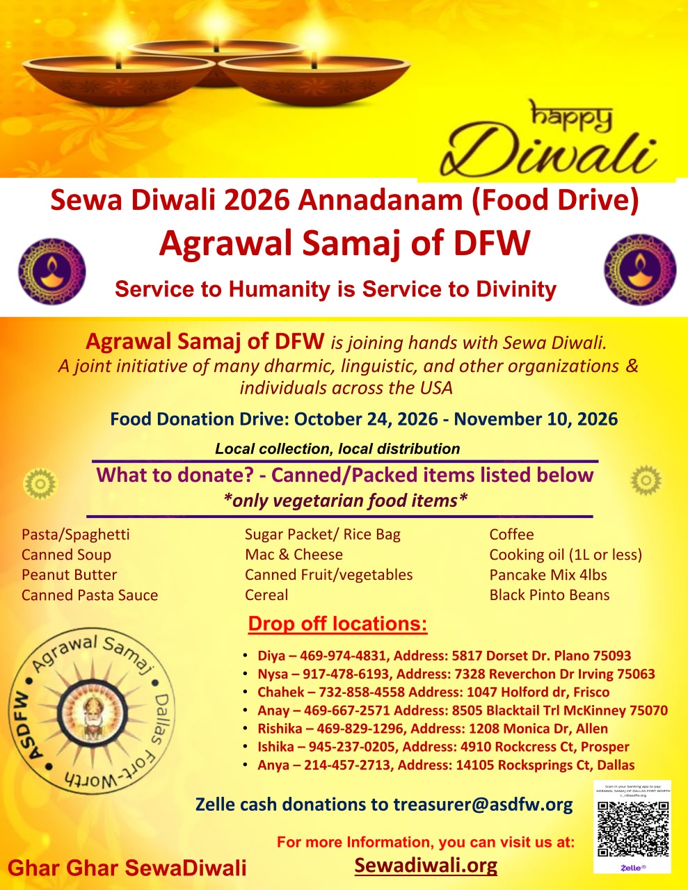 Photo 2 from Sewa Diwali 2026 Annadanam ( Food Drive) (Event)